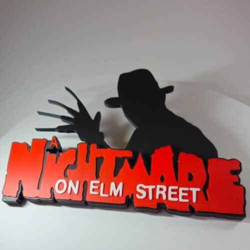 A Nightmare on Elm Street, Freddy Silhouette Stand Horror da collezione lungo 9,5" - Foto 2 di 8