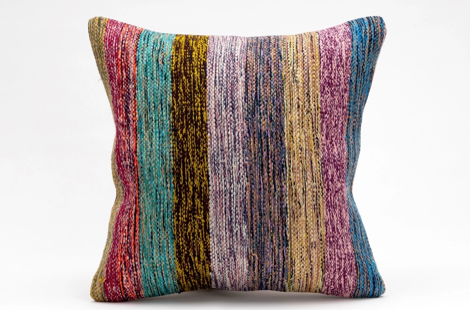 Kilim Pillow Cover, 16x16 in, Ethnic Pillow, Throw Pillow, Decorative Pillow