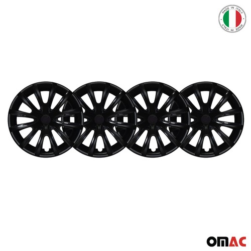 16" Wheel Covers Hubcaps for Mazda 3 Black Matt Matte - Picture 8 of 8