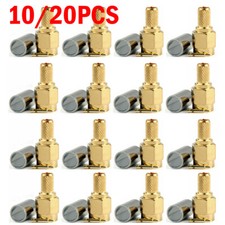 10/20PC SMA male plug crimp RG58 RG142 LMR195 RG400 Cable straight RF Connector