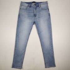 Abrand Jeans Mens Size 33 Blue Dropped Skinny Stretch Denim
