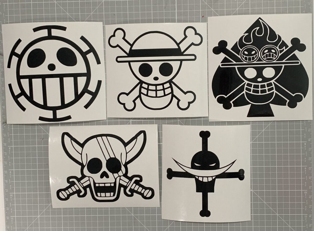 All Straw Hat Pirates Crew Logo Sticker for Sale by