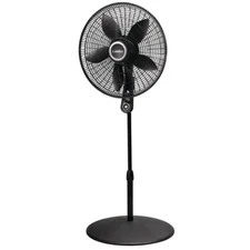 4-Speed Oscillating Pedestal Fan with Remote Control, Adjustable 57 in. NEW