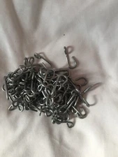 100 Pc 285 LB J HOOKS BREAK AWAY DEVICE FOR SNARES TRAPPING COYOTE SNARE