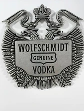 WOLFSCHMIDT VODKA BAR DISPLAY CAST ALUMINUM (1 lb 6 oz)  10X10