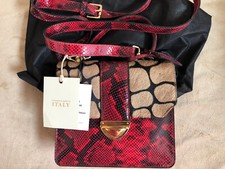 Vittoria Napoli Genuine Leather Purse Handbag Made In Italy Brand New With Tags