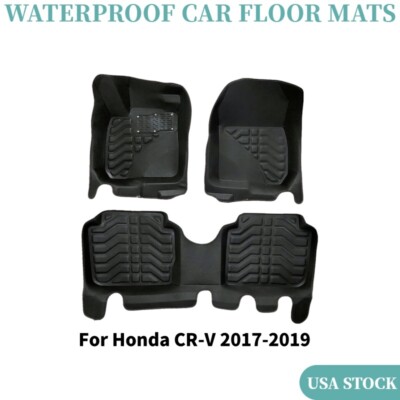 Car Floor Mats All Weather Liner Auto Custom Carpets For Honda CR-V 2017-2019 US