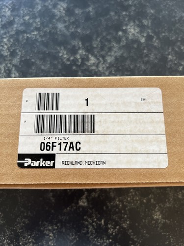 Parker 06F Series 06F17AC Air Filter Metal Bowl With Auto Drain 40 micron 1/4" - Picture 1 of 2