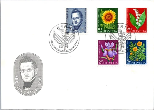 Switzerland 1961 FDC - For The Youth - Bern - J8681