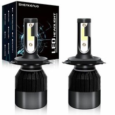 For Honda CR-V 2007-2012 2013 2014 White LED HEADLIGHT High / Low Beam Bulbs Kit