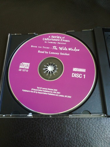 LEMONY SNICKET- A SERIES OF UNFORTUNATE EVENTS - BOOK 3RD- AUDIO BOOK - (3 CDS ) - Picture 3 of 5