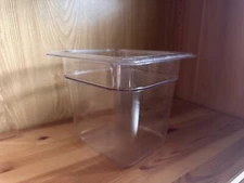 Cambro 1/6 Food Service/Preparation Bin - NO LID