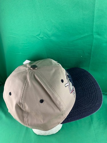 VINTAGE MLB STARTER NEW YORK YANKEES WHEAT SNAPBACK HAT CAP RARE - Picture 5 of 8