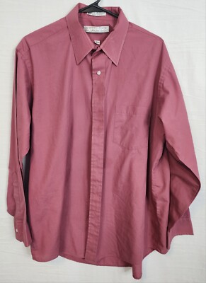 dusty rose dress shirt mens Men's Chambray Shirt - Dusty Rose - XL