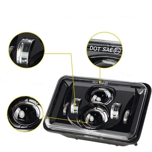 APE 50 NEUE LED 2 Scheinwerfer mit Abblendlicht/Fernlicht NEU & OVP - Bild 4 von 9