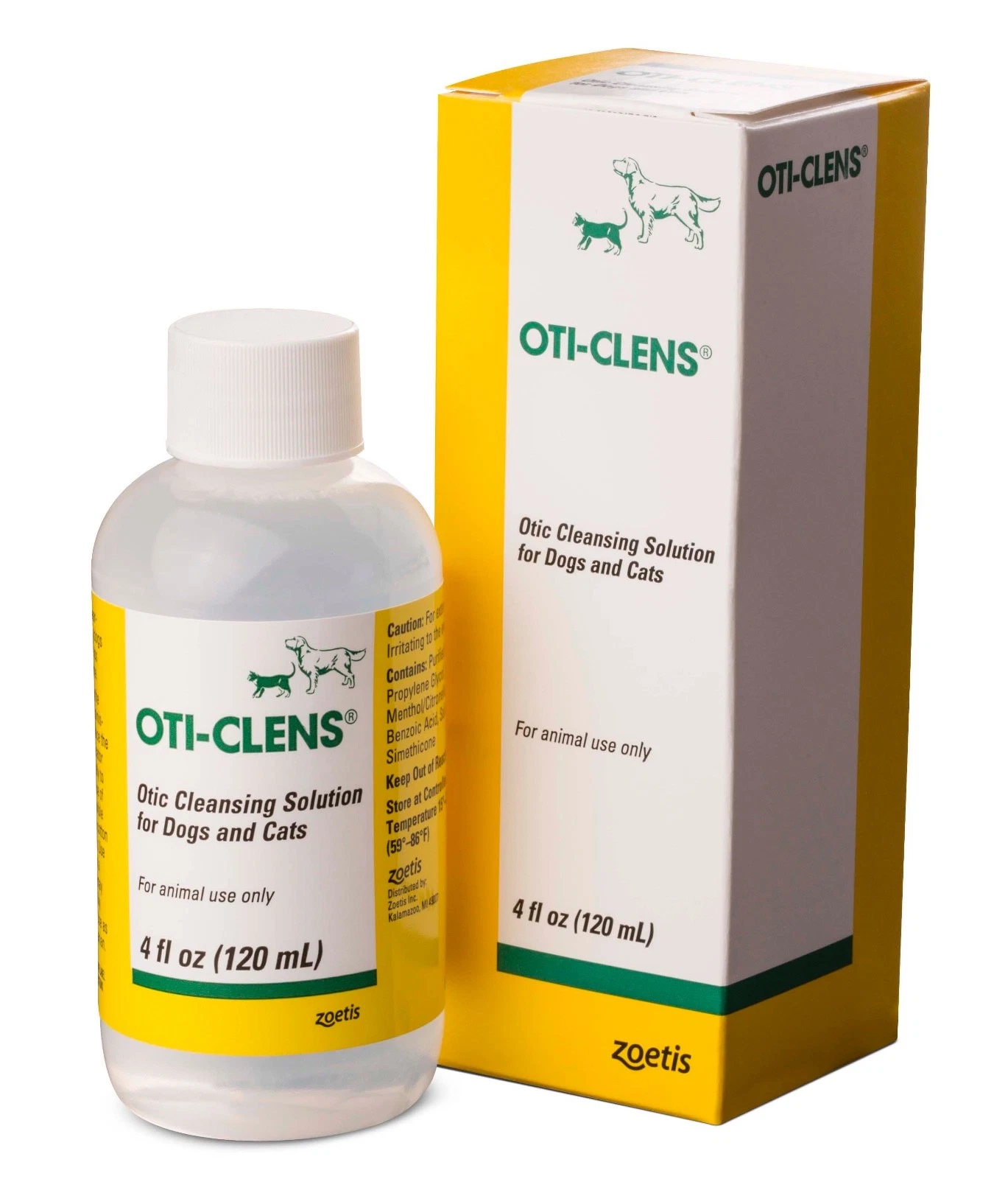Zoetis Oti-Clens Ear Cleansing Solution for Dogs and Cats 4oz
