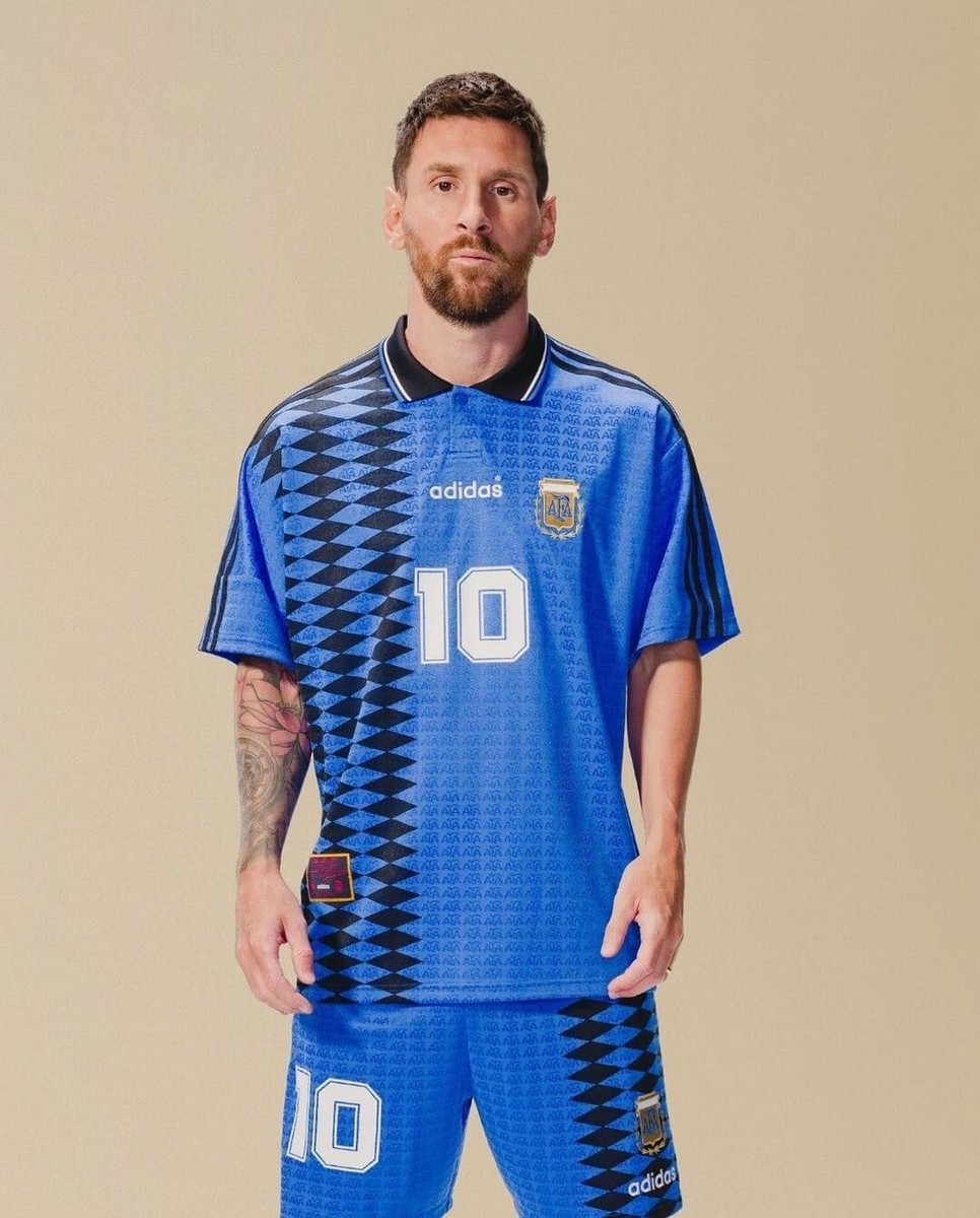 New Adidas ARGENTINA 1994 AFA Retro Away Kit Soccer Jersey