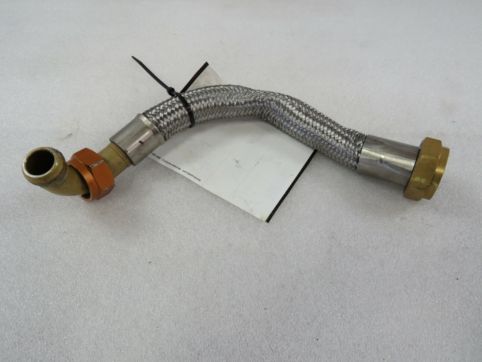 Ferrari 599 GTB, Engine Oil Tank to Radiator Hose, Used, Kinked, P/N 225628
