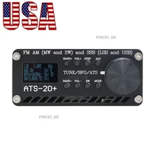 ATS-20+ Plus ATS20 V2 SI4732 Radio Receiver DSP SDR Receiver FM AM USA stock