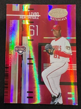 LIVAN HERNANDEZ 2005 Leaf Certified Materials Mirror Red #116 MLB #015/100