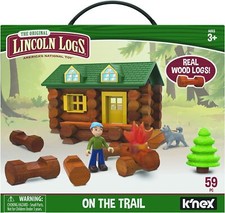 Lincoln Logs On The Trail Set Wooden Building...