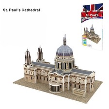 Word Famous Building St Paul's Cathedral 3D Jigsaw Puzzle DIY Model Set 41 PCS