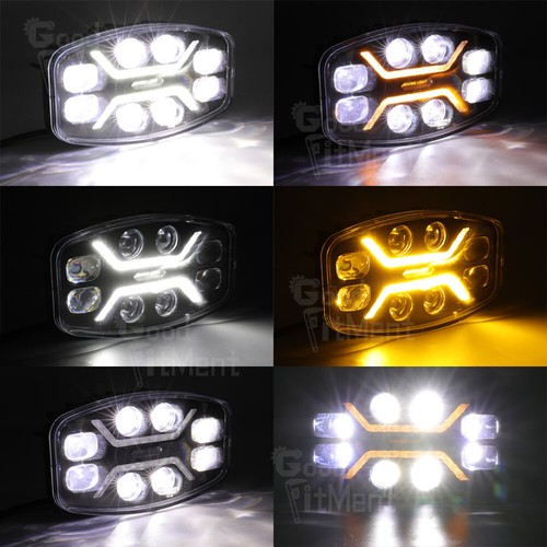 10" LED Work Spot Light Bar Driving Lights White/Amber DRL For Nissan Pathfinder - Picture 4 of 18