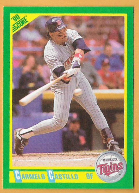 CARMELO CASTILLO MINNESOTA TWINS #123 - SCORE NM-MT 1990