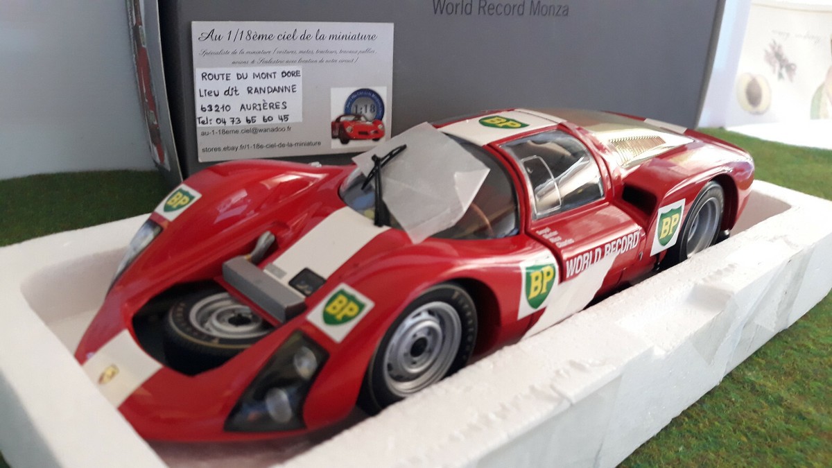 PORSCHE 906 WORLD RECORD MONZA BP 1/18 MINICHAMPS PORSCHE 906 WORLD RECORD MONZA BP 1/18 MINICHAMPS