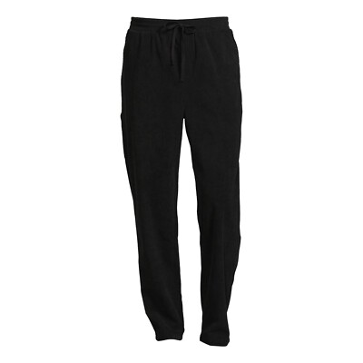 No Boundaries Men's Loose Fit Corduroy Utility Pants Black XL (40-42)