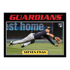 2022 Topps Throwback Thursday TBT Steven Kwan RC #62