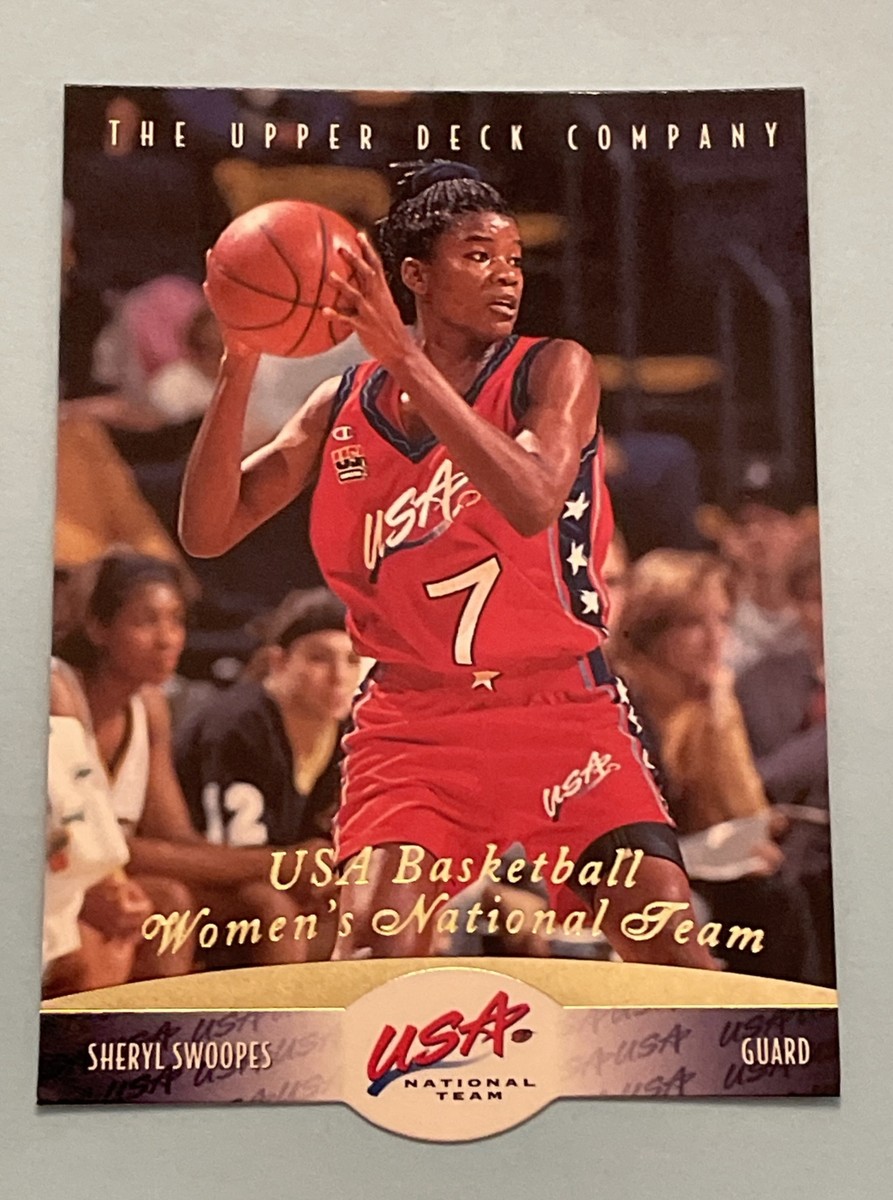 WNBA Sheryl Swoopes RC HOF サインカード SHERYL SWOOPES 1996 Upper Deck Die-Cut USA Basketball