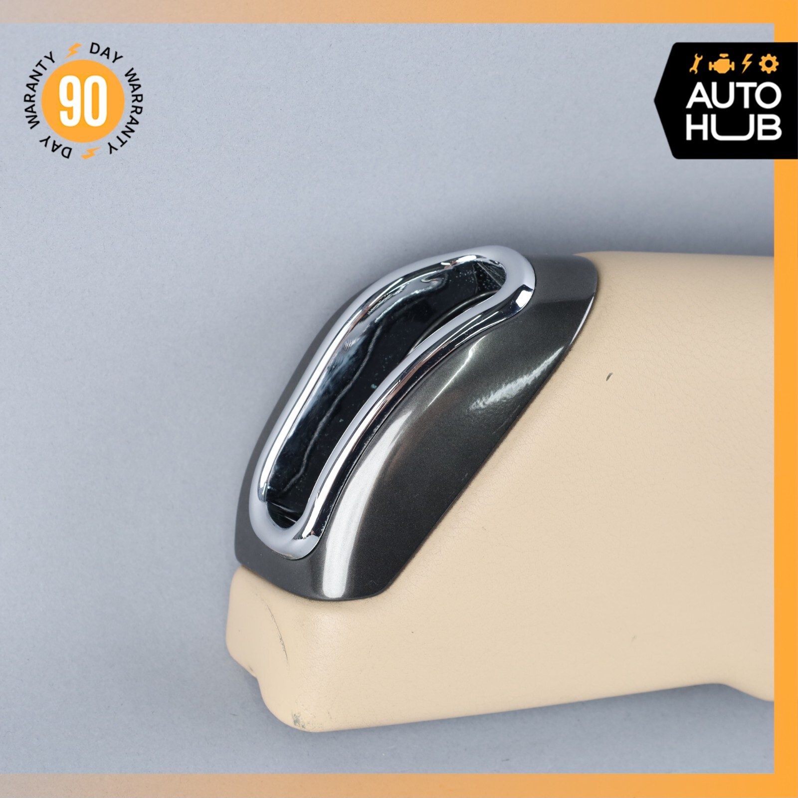 10-15 Maserati GranTurismo M145 Convertible Left Seat Belt Cover Trim Beige OEM