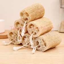 6 Pcs Natural Loofah Sponge Shower Organic Luffa Bath Loofa Exfoliating Body