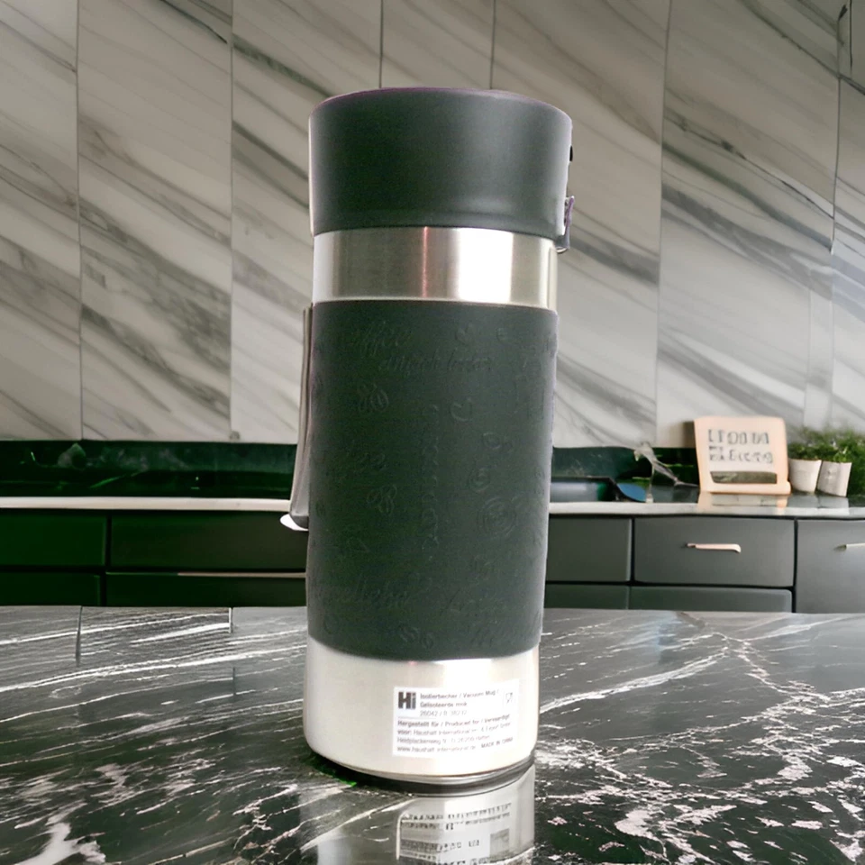 Thermobecher Kaffee Isolierbecher Isolier Becher 350ml Edelstahl to go Kaffee - Bild 3 von 4