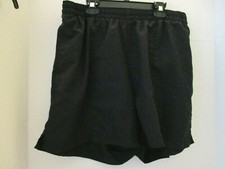 REEBOK Black ATHLETIC / BOARD / SWIM SHORTS w/ Inner Liner Men's XL