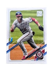 Excellent: 2021 topps Carter Kieboon Washington Nationals Trading Card