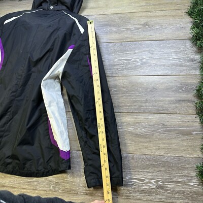 ZeroXposur Jacket size XL Black Purple Ski Coat Hood Coat ZeroXposur Jacket size XL Black Purple Ski Coat Hood Coat