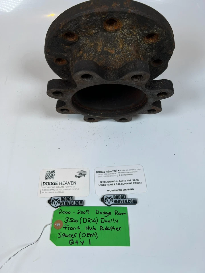 Espaciador adaptador doble buje delantero OEM 2000-2009 Dodge Ram 3500 05015234AA Foto 4 de 4