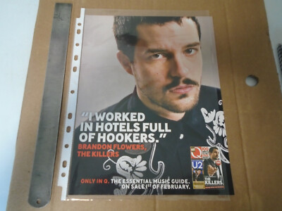 BRANDON FLOWERS - 1 PAGE CLIPPING PICTURE - 2007