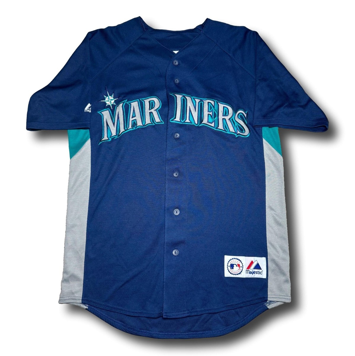 Mariners Majestic Mariners Cool Base Jersey Crazy Y2K 00s Majestic