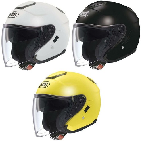 SHOEI J-Cruise Aperto Viso Motocicletta Moto Touring Casco Bianco/Nero/ Giallo | eBay