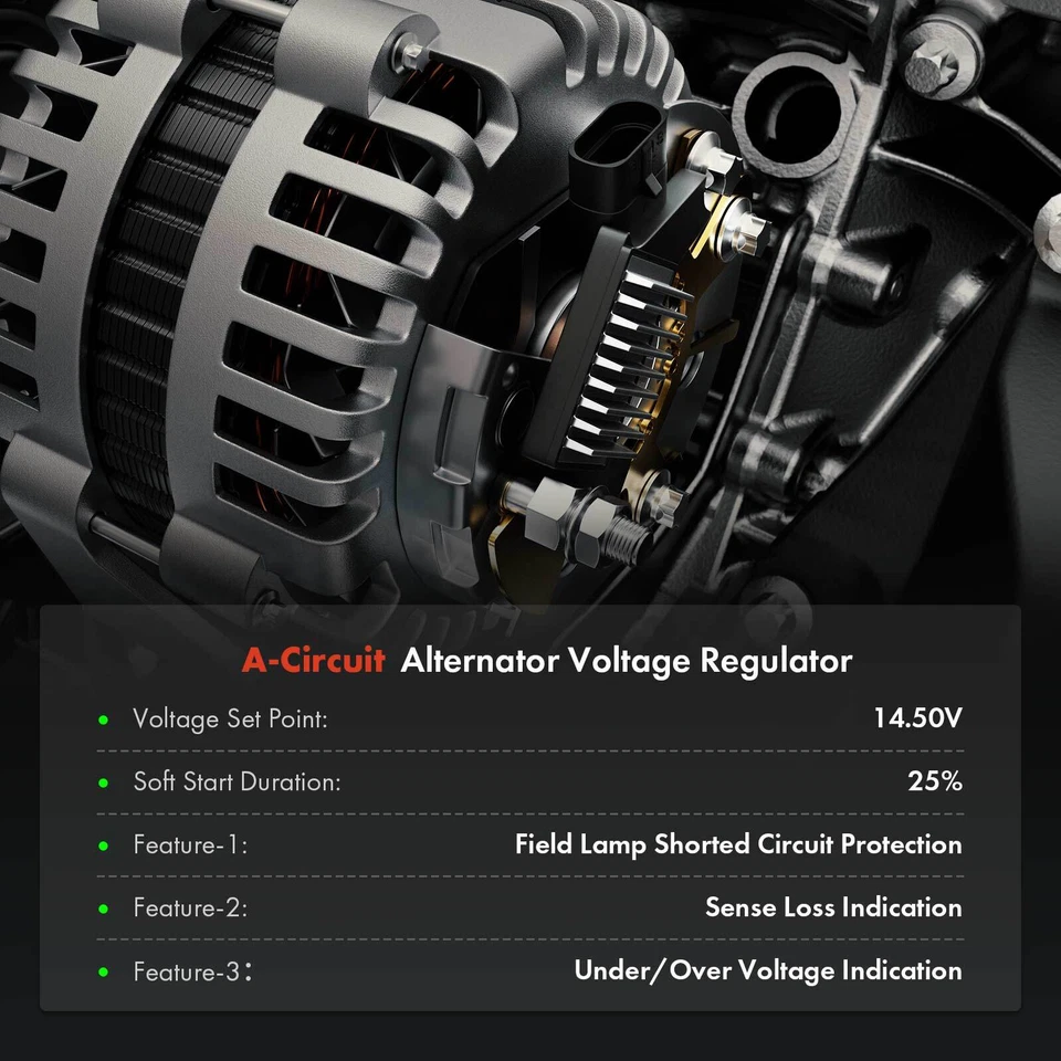 Alternator Voltage Regulator for INFINITI Q60 Nissan Scion Subaru Toyota 14.5V - Image 2 of 4
