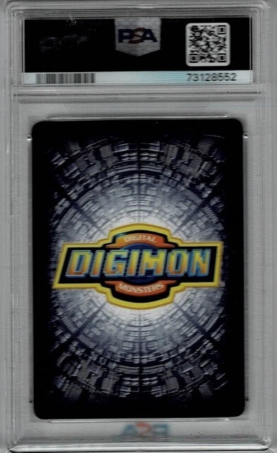 2000 Digimon Digi-Battle Series 3 Gold Stamp MetalGarurumon #BO-149 PSA 9 MINT - Image 3 of 3
