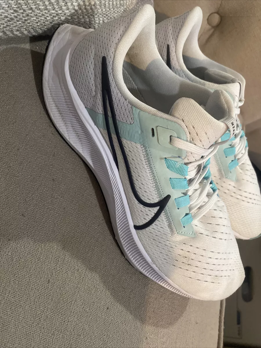 Nike Air Zoom Pegasus 38 Running Shoes White Green CW7358 102 WOMEN 7