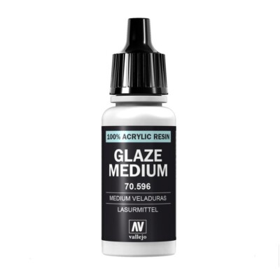 Vallejo Glaze Medium for Acrylic Miniatures Paint 17ml VAL70596