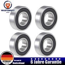 4PCS 6202-16-2RS Rillenkugellager 16x35x11mm Versiegelte Chrom Z2 Kugellager DE