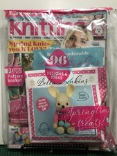 Simply Knitting Spring Knits 96 Designs  Ideas UK Issue 184 FREE SHIPPING JB