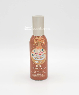 Bath & Body Works Iced Ginger Snap Concentrated Room Spray Freshener 1.5 oz New