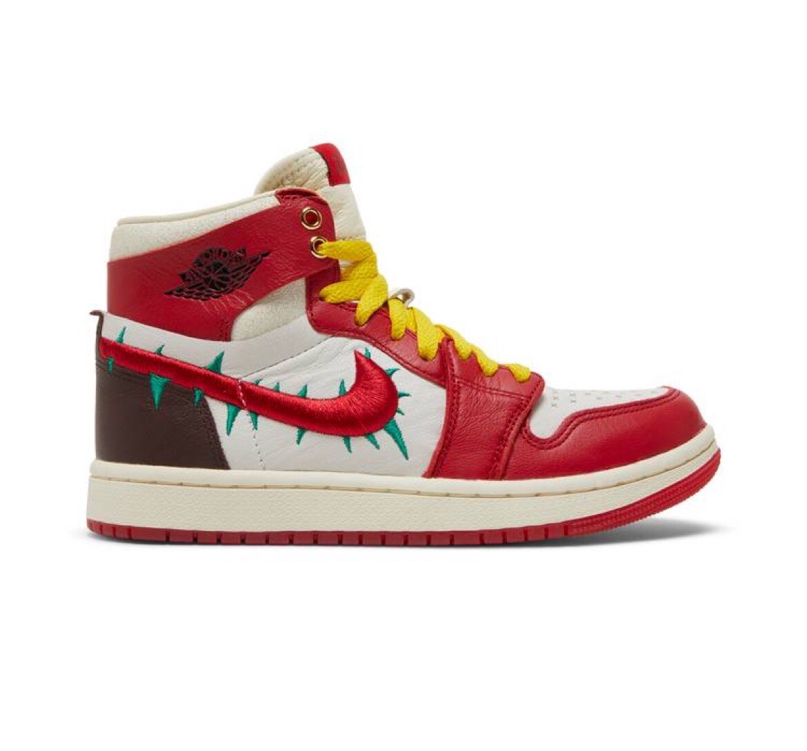 スニーカー NIKE W Jordan 1 x Teyana Taylor Zoom CMFT 2 FJ0604-601 Nike Air Jordan 1 x Teyana Taylor Zoom CMFT 2 Gym Red